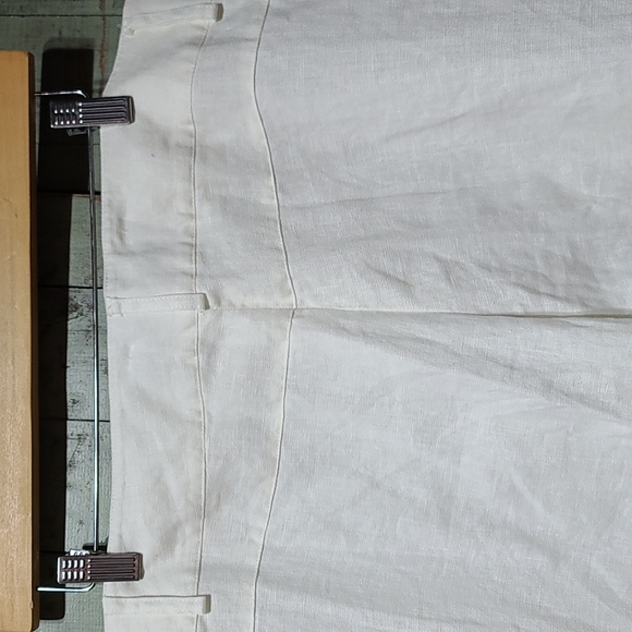 Script linen cropped pants - Picture 6 of 9